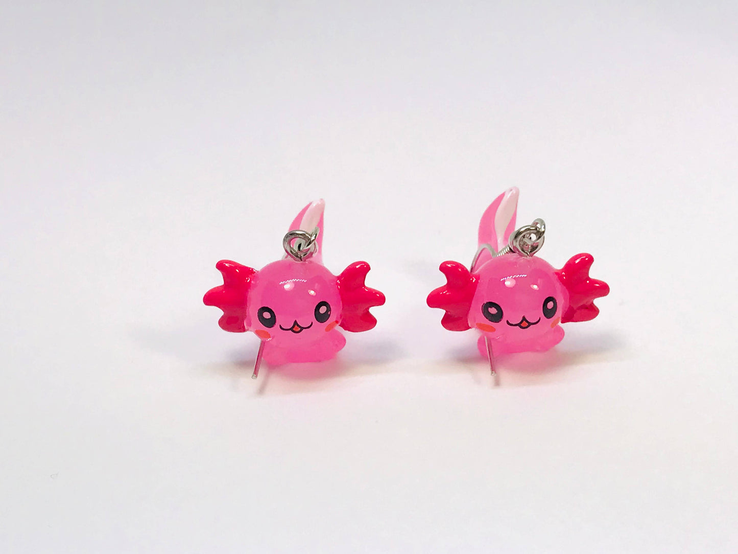 SimpleNGreat - Acrylic Pink Cute Kawaii Earrings: Pink