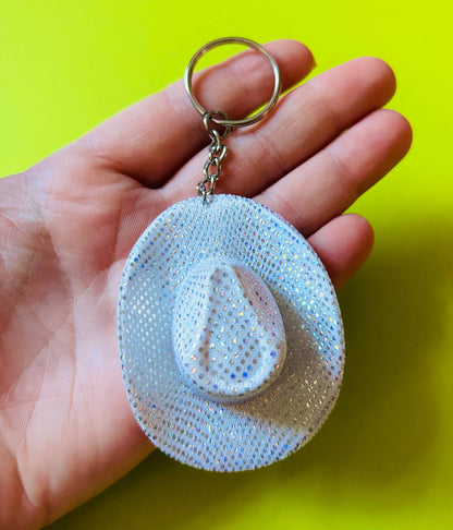 Sparkly Cowboy Key Chain