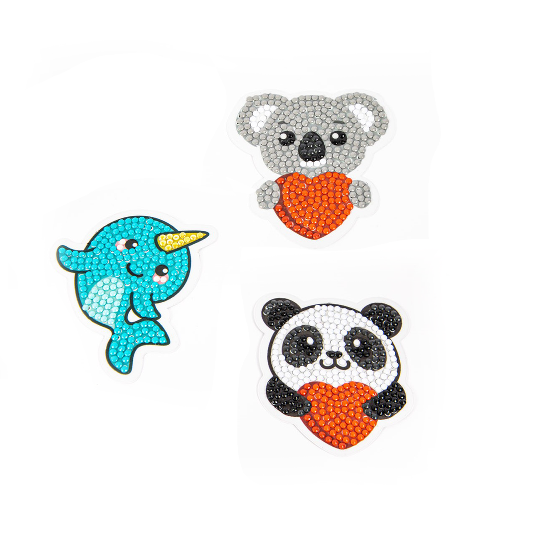 DIAMOND DOTZ® - DOTZIES 3 STICKERS Multi Pack - Love You Chums