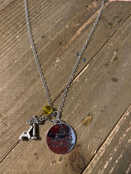&amp;quot;Good times and Tan lines&amp;quot; pendant on a Silver ChainPink tiful of LOVE