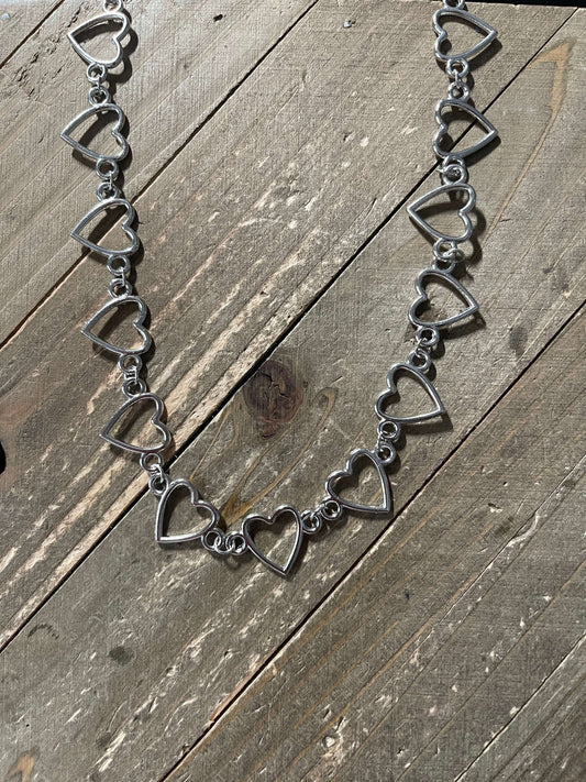 Heart Choker NecklacePink tiful of LOVE