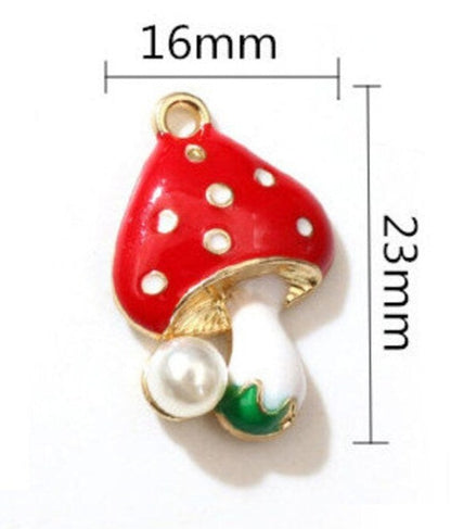 Mushroom Charm earringsPink tiful of LOVE