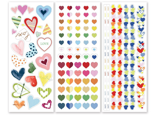 Creative Memories Vivid Melodies Heart StickersPink tiful of LOVE