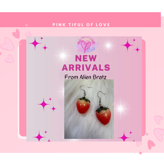 Strawberry Wire Earrings