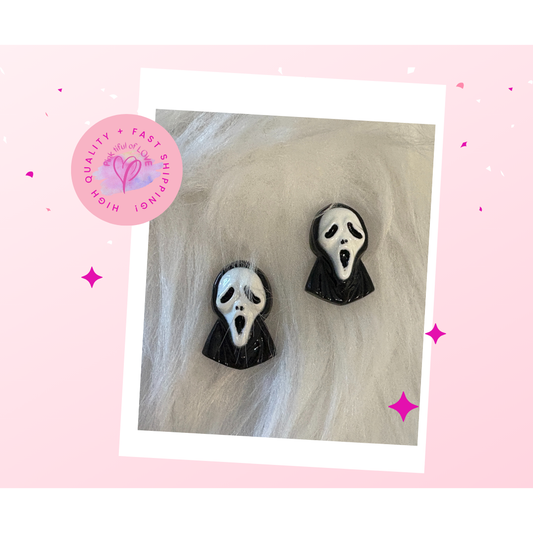 Scream Ghostface Stud earrings