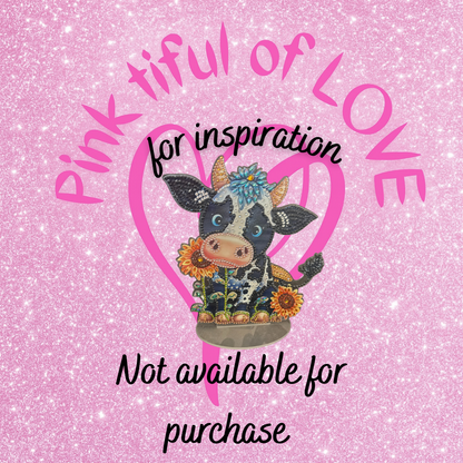 ✨ Diamond Art Home Décor – Sunflower Cow Freestanding Sparkle Piece