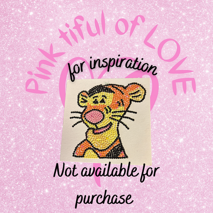 ✨ Tigger Diamond Art Painting on Canvas – Handmade Sparkling Décor