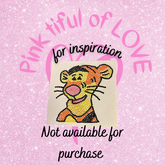 ✨ Tigger Diamond Art Painting on Canvas – Handmade Sparkling Décor