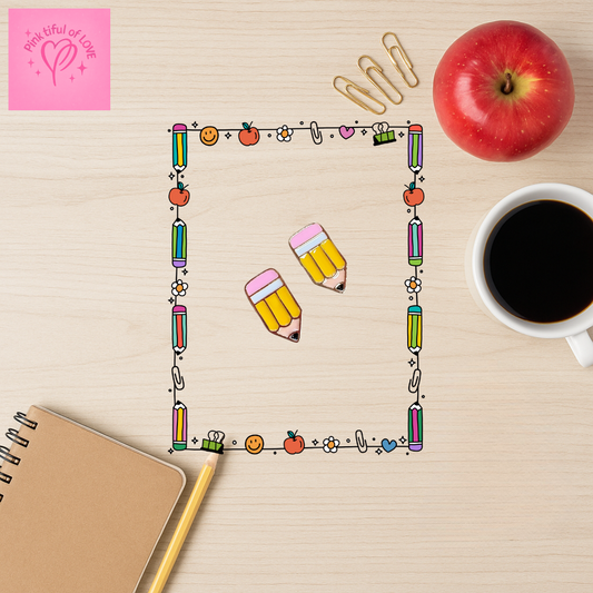 Pencil Stud Earrings – Back-to-School Teacher & Student Jewelry