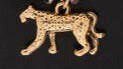 Cheetah Charm Wire Earrings