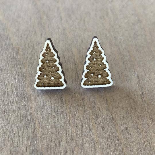 CHRISTMAS Tree Stud Earrings1