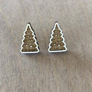 CHRISTMAS Tree Stud Earrings1