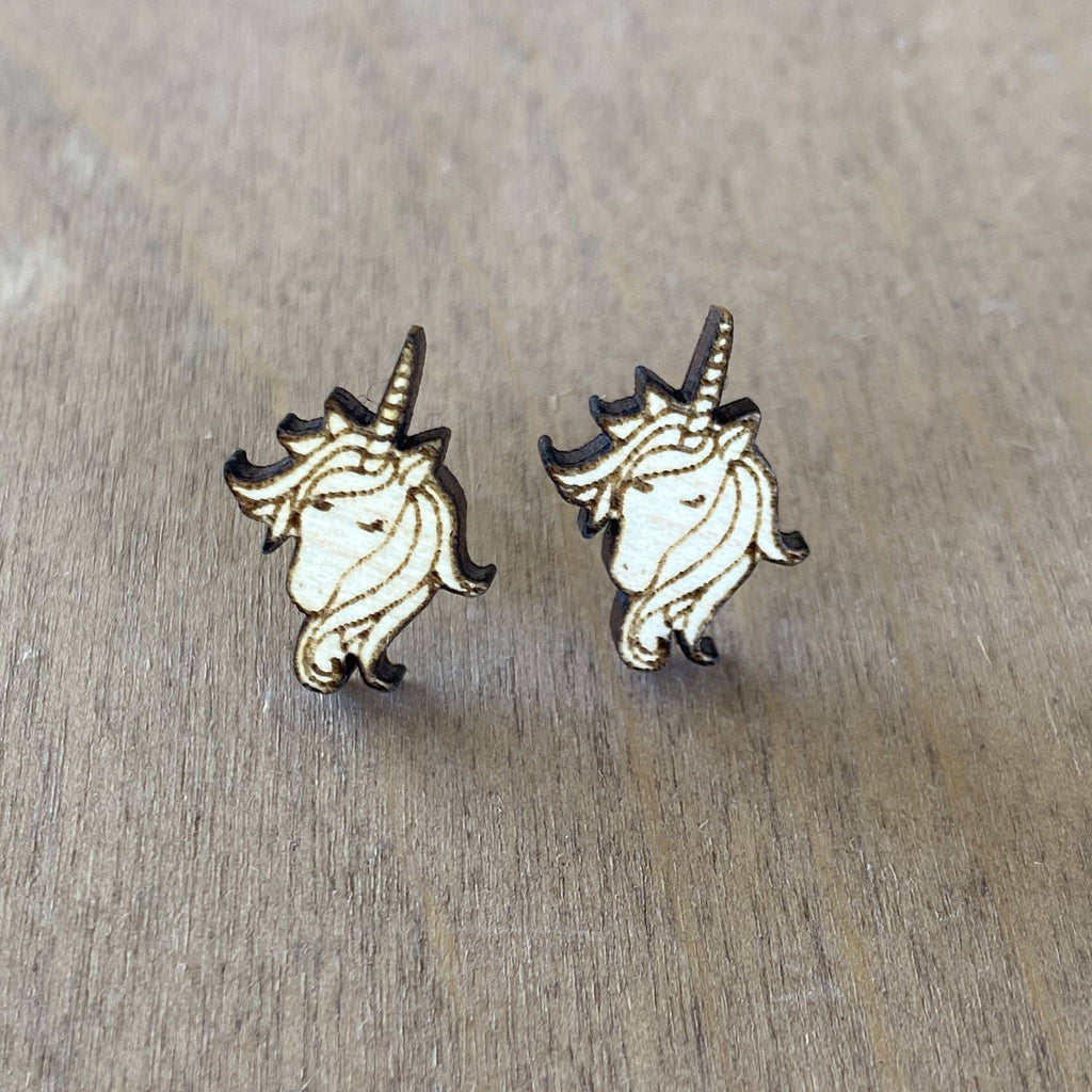 Unicorn Stud Earrings