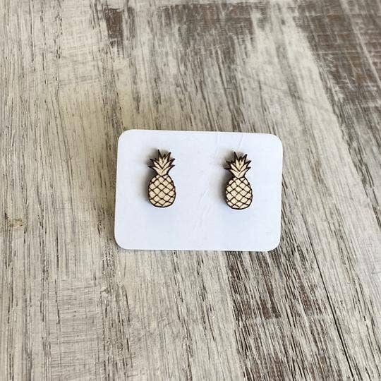 Pineapple Stud Earrings