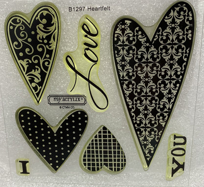 Close to My Heart Like My Acrylix Stamps  Sets--GaragePink tiful of LOVE