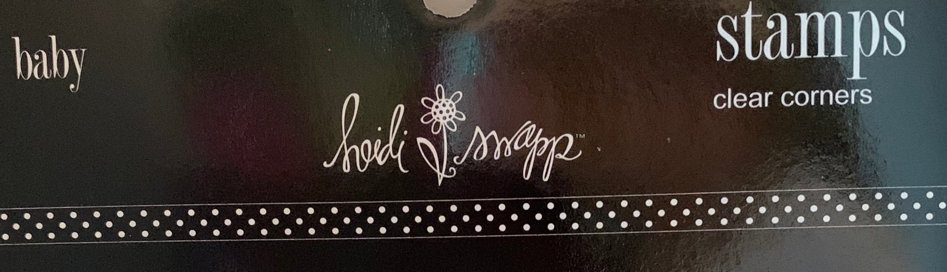 Heidi Swapp Clear Corner StampsPink tiful of LOVE