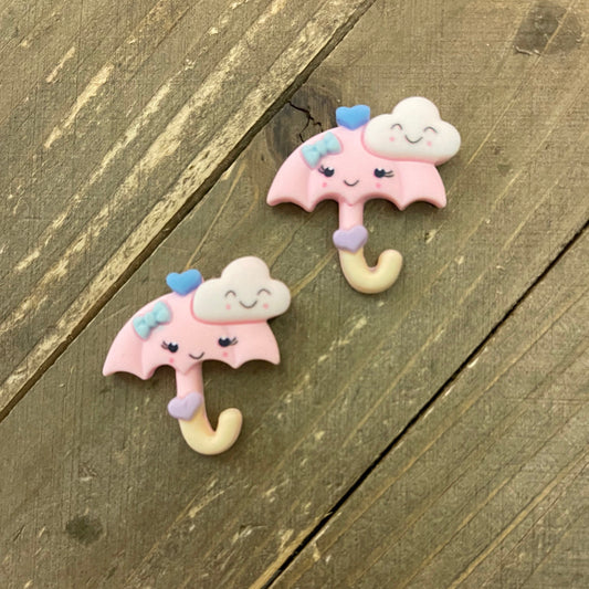 Singing in the Rain-Umbrella Stud EarringsPink tiful of LOVE