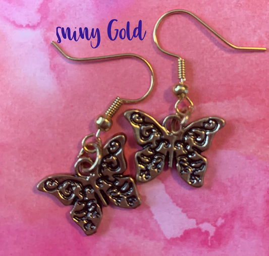 BUTTERFLY WIRE EARRINGSPink tiful of LOVE