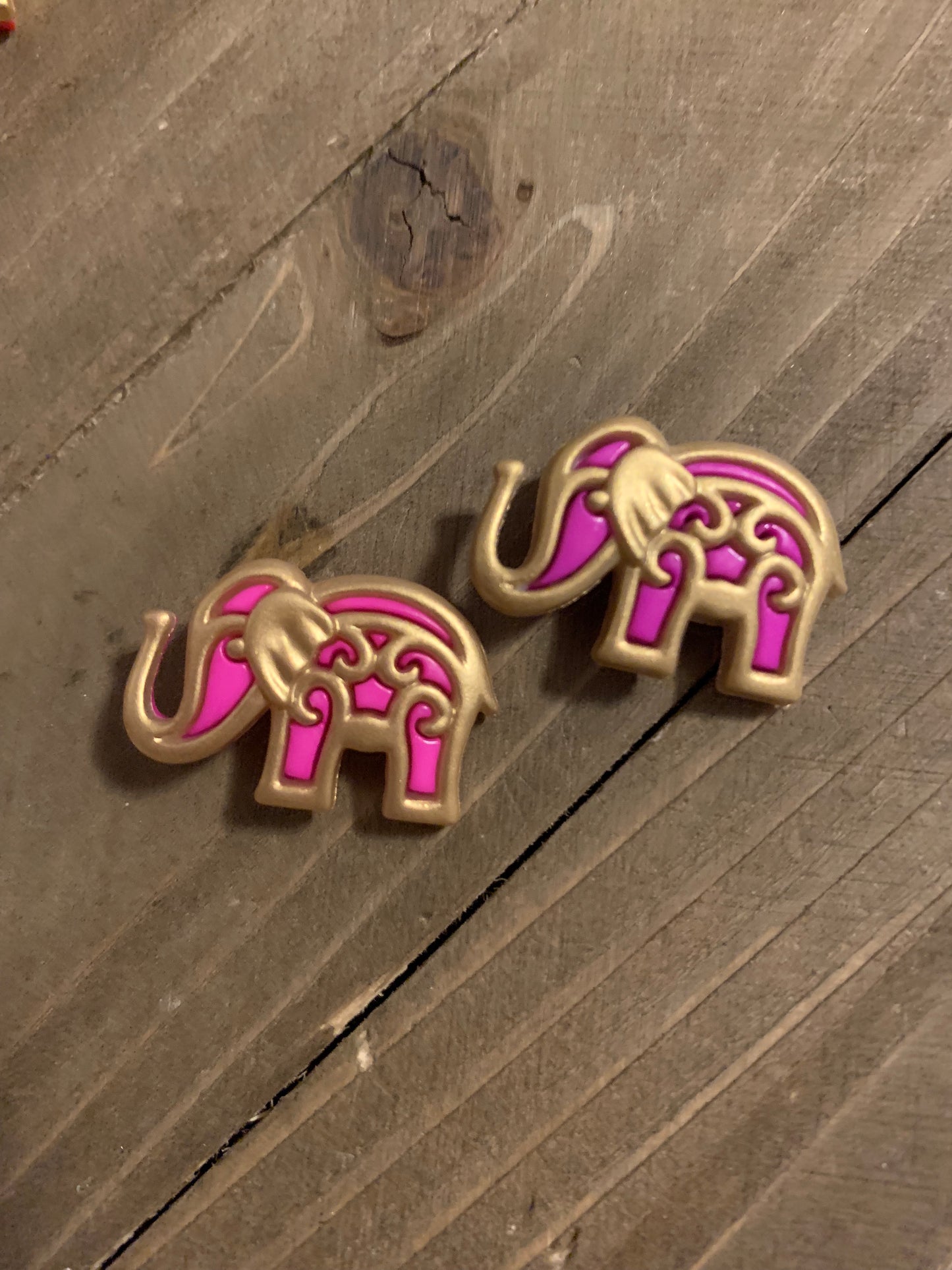 Unique Elephant Post Earrings