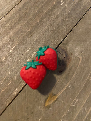 Fresh Strawberries Post earrings (2 sizes to choose from)