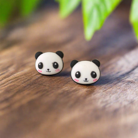 BABY FACE PANDA Bear EarringsPink tiful of LOVE