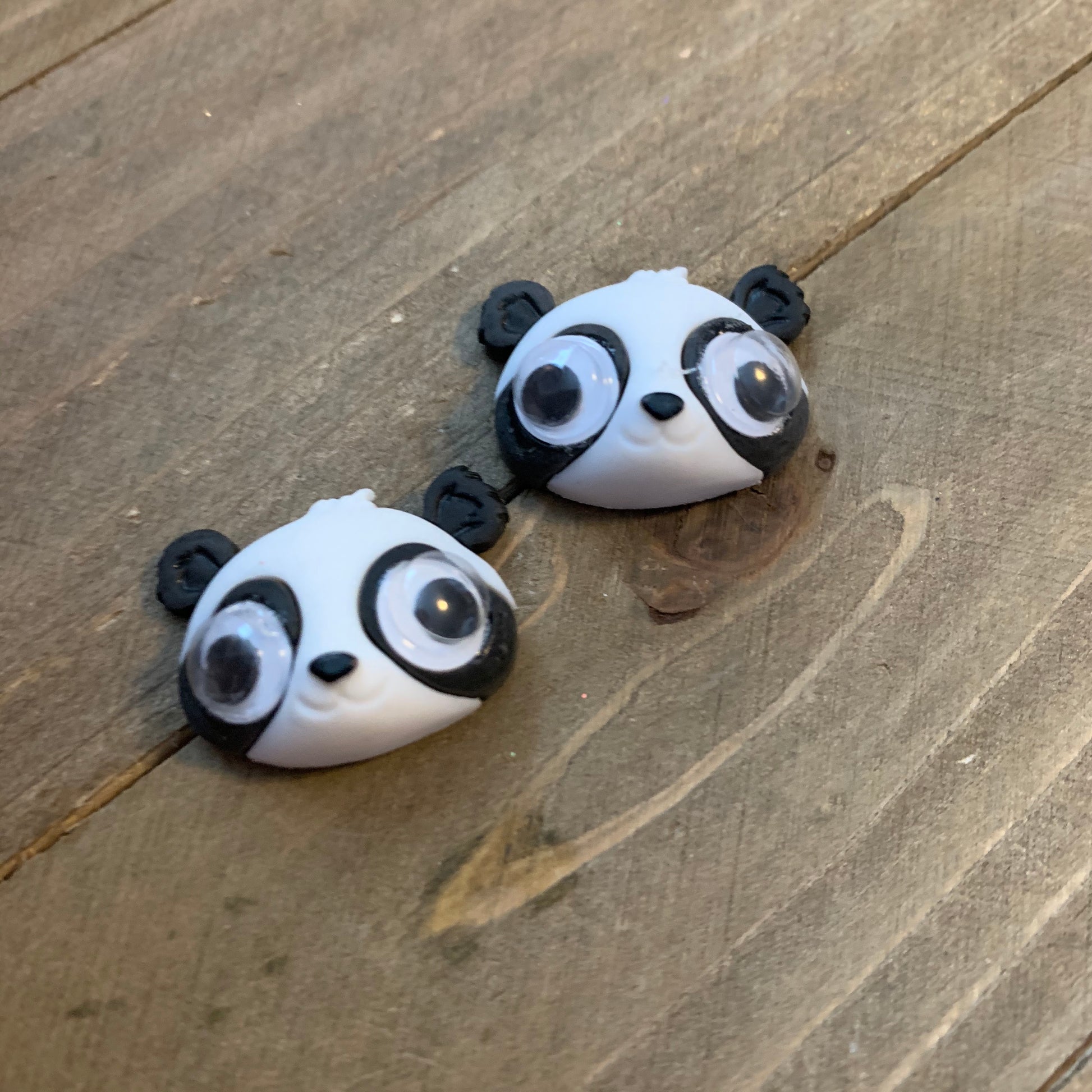 Google Eye animal head Post Earrings (5 animals to choosePink tiful of LOVE