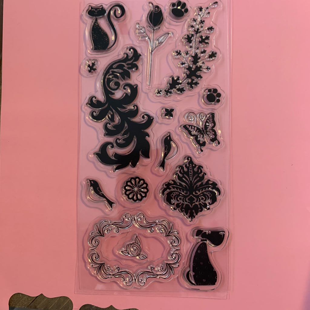 CLEAR STAMPS Cardmaking or Scrapbooking --Garage Sale--
