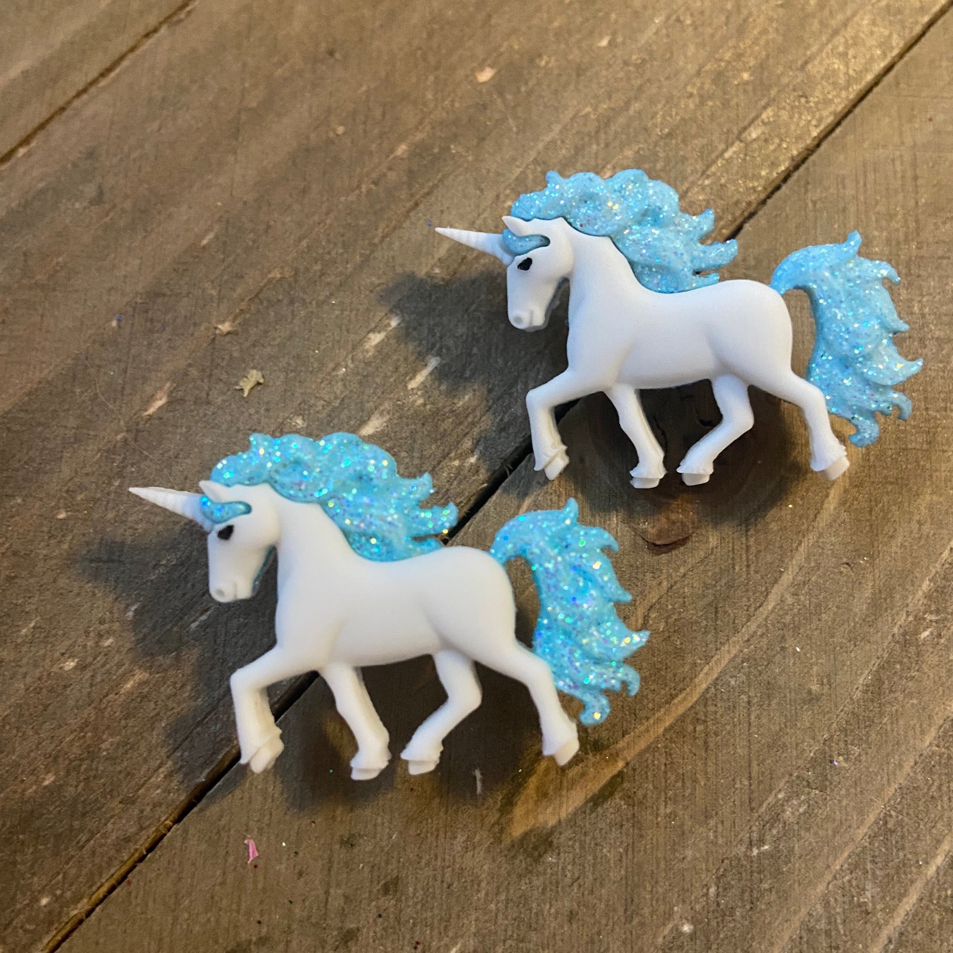Enchanted Unicorn Love Post Earrings 3 poses to choose fromPink tiful of LOVE