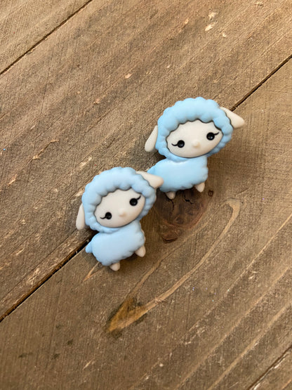 My Little Lamb Post Earrings (5 colors to choose from)
