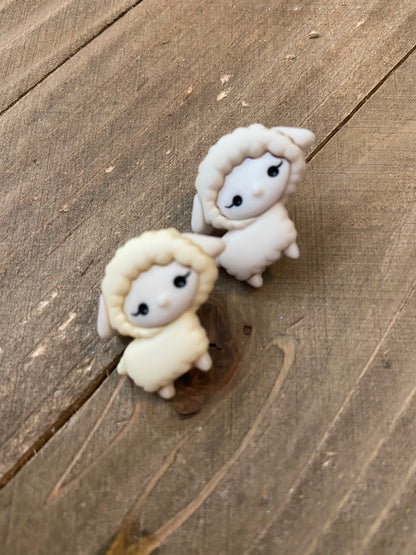 My Little Lamb Post Earrings (5 colors to choose from)