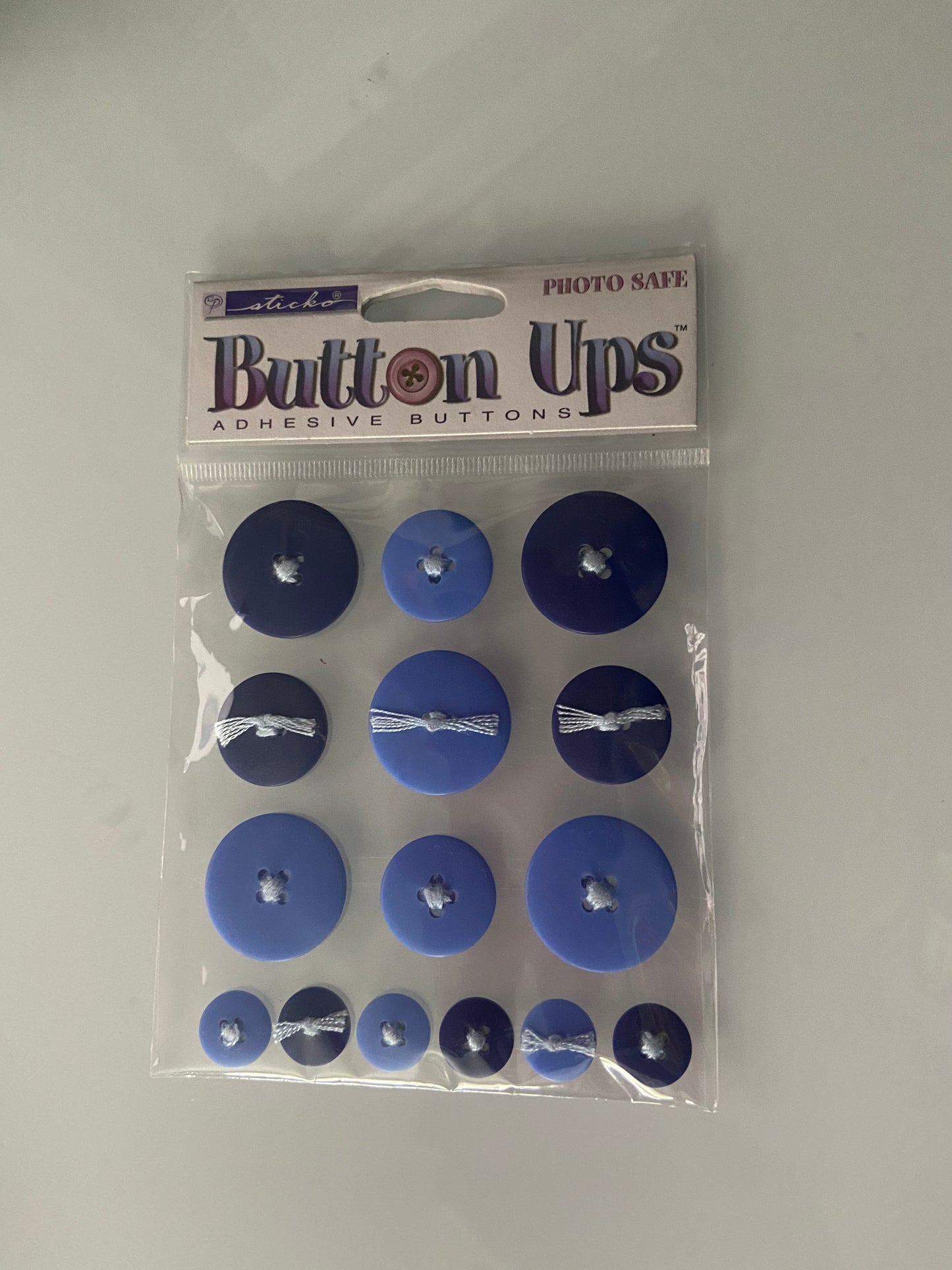 Sticko Button Ups Adhesive Buttons--Garage Sale--