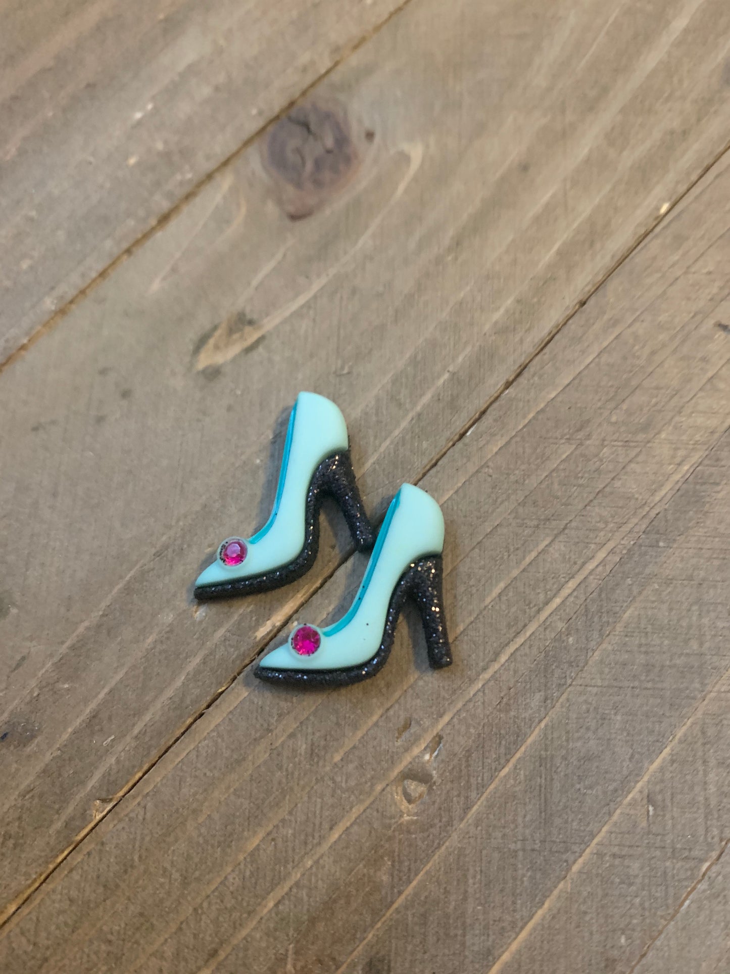 Fashionable High heel  Post Earrings that special shoePink tiful of LOVE