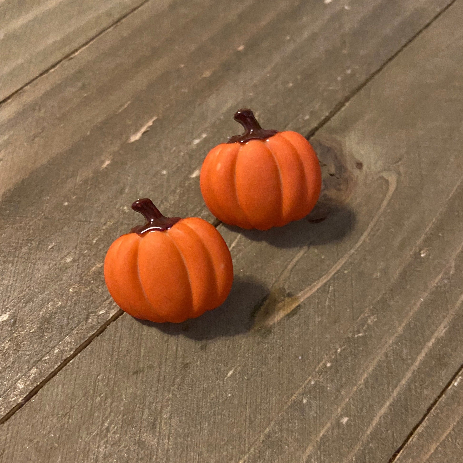 Pumpkin or Acorn Earrings-Perfect for Fall Ear Bling (CECup)Pink tiful of LOVE