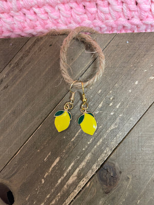 Lemon Wire Earring