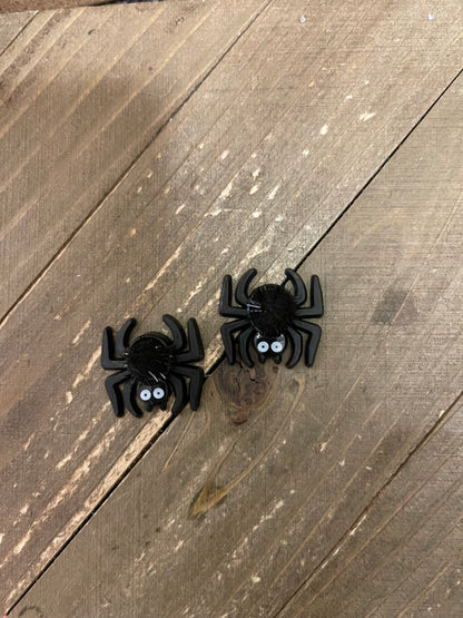 Pom Pom Spider Stud Earrings (4 Pom Pom colors to choose)Pink tiful of LOVE