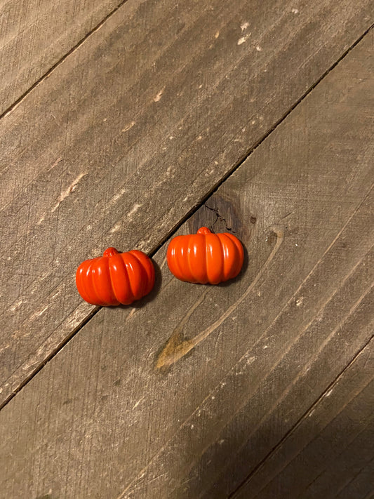 Love Autumn Earrings- small pumpkin (ER-338-2-CEC)Pink tiful of LOVE