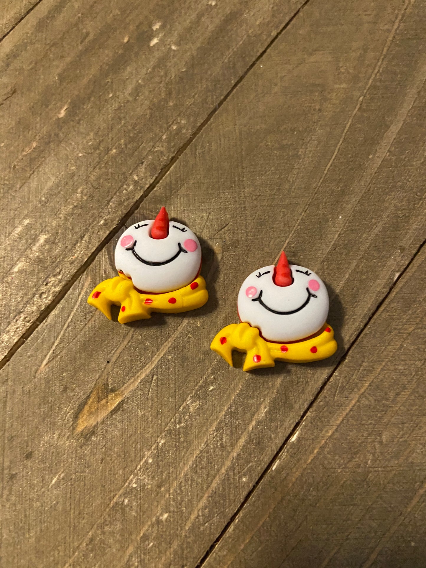 Smiling Frosty Snowman Collection Post Earrings (6 different ones)