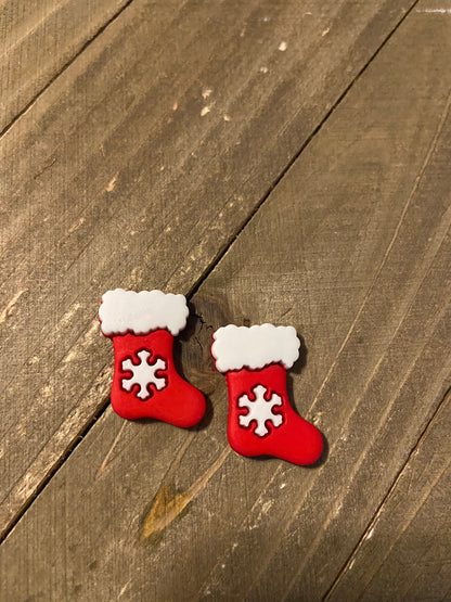 Christmas Stockings Stud EarringsPink tiful of LOVE
