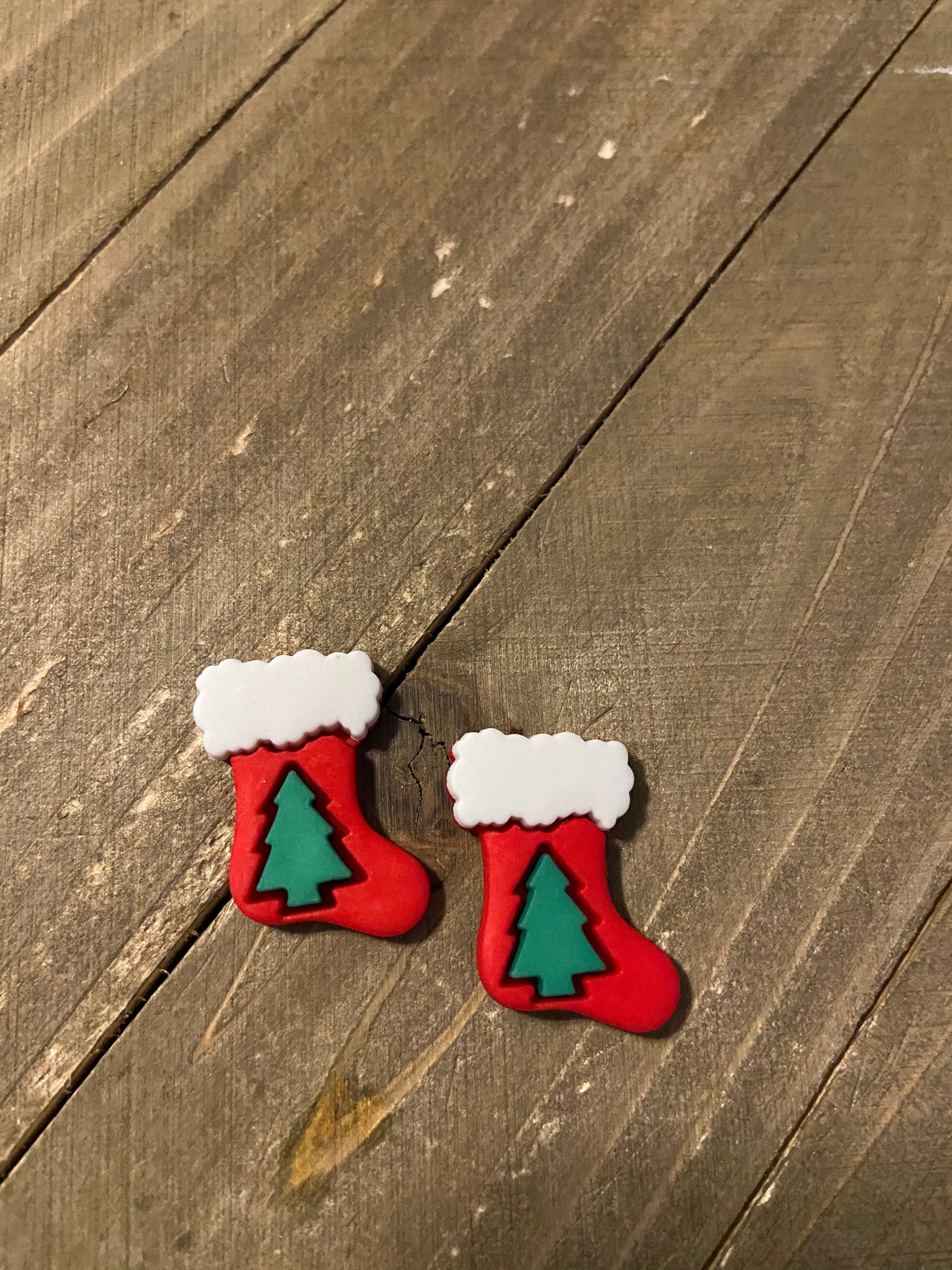 Christmas Stockings Stud EarringsPink tiful of LOVE