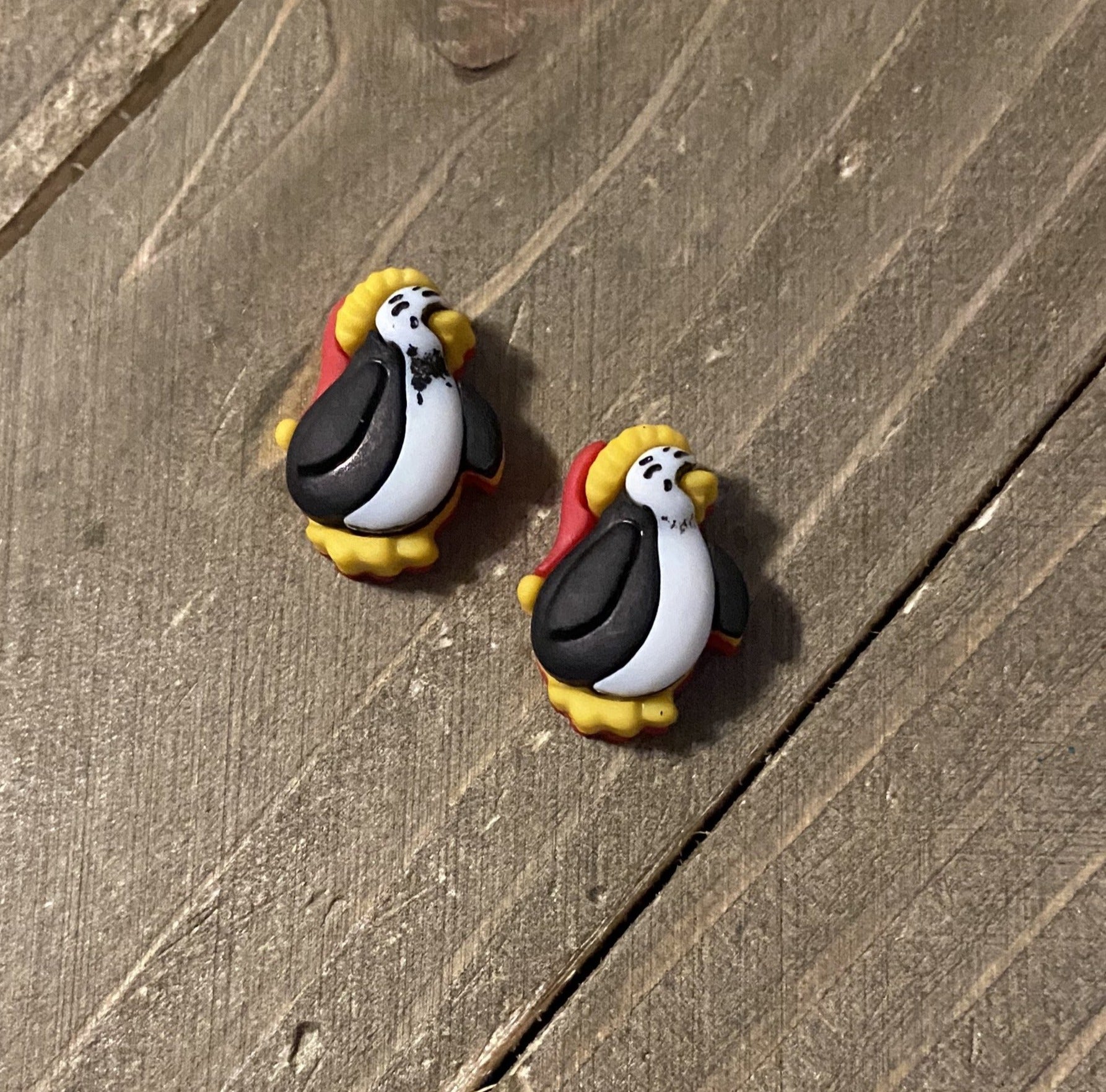 Little Penguins Post Earrings (2 different ones to choose from)Pink tiful of LOVE