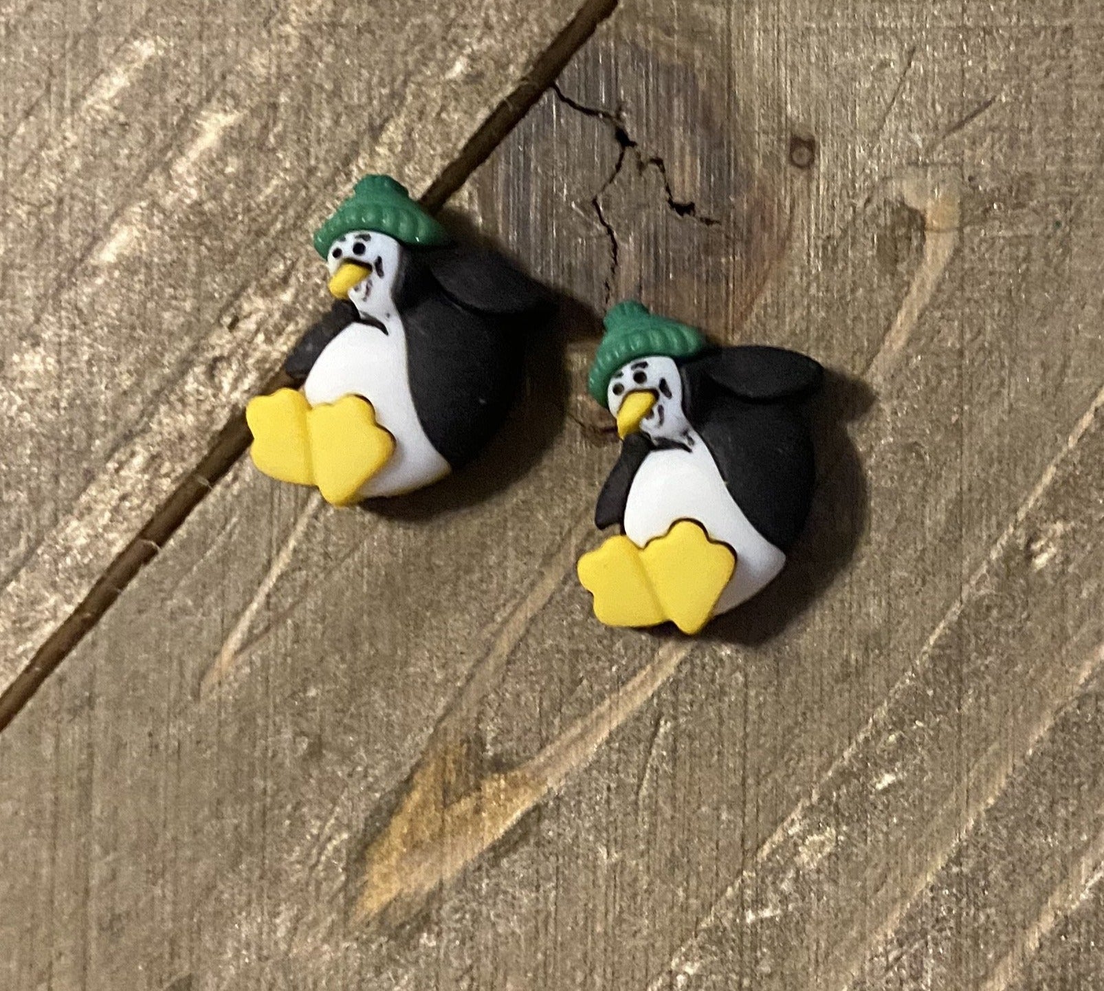 Little Penguins Post Earrings (2 different ones to choose from)Pink tiful of LOVE