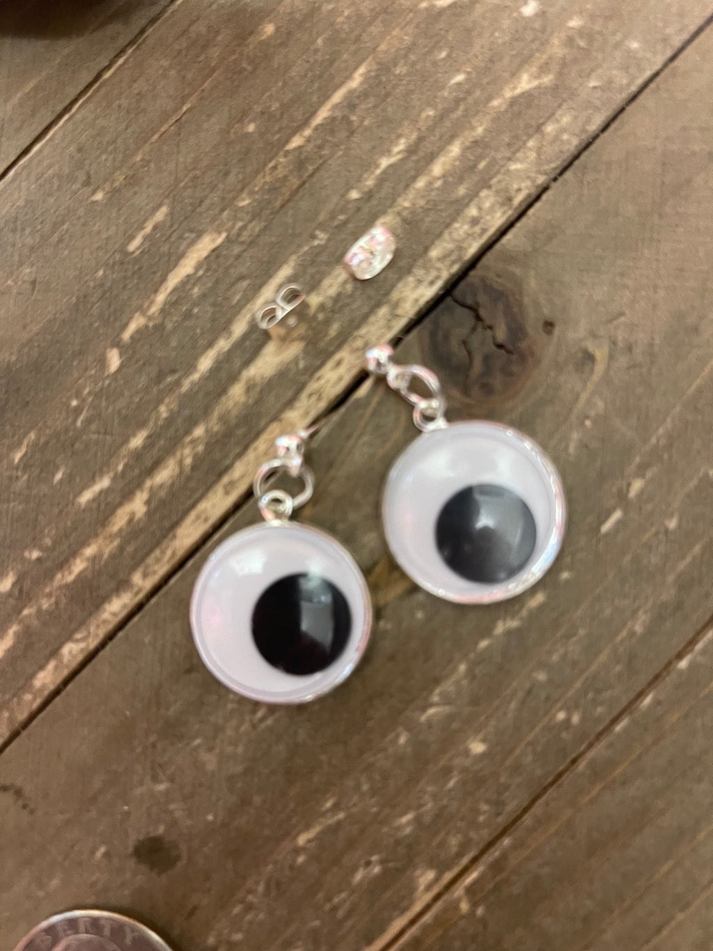 Wiggle Eyes on a ball Post earrings