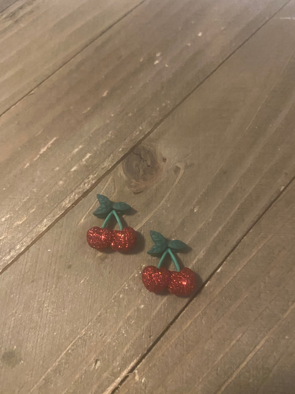 Cherries Post Earrings