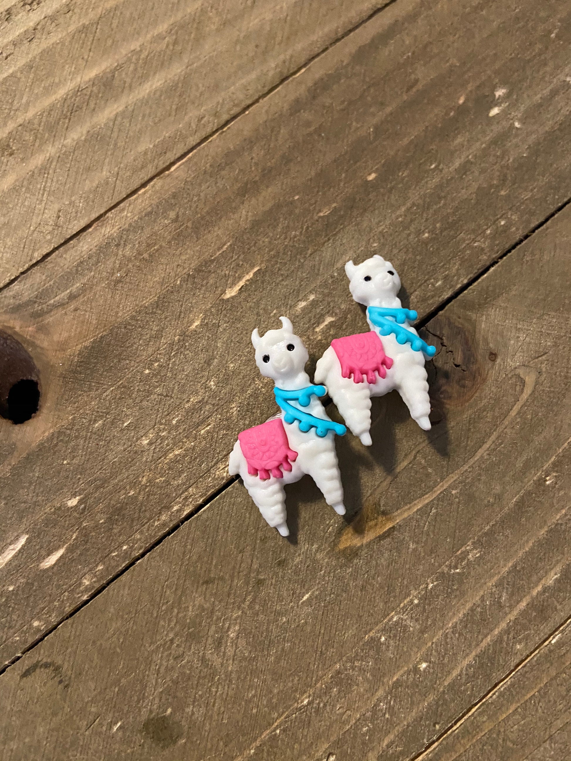 WHO's YOUR Llama EarringsPink tiful of LOVE