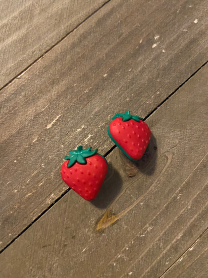 FRESH STRAWBERRIES Post earringsPink tiful of LOVE
