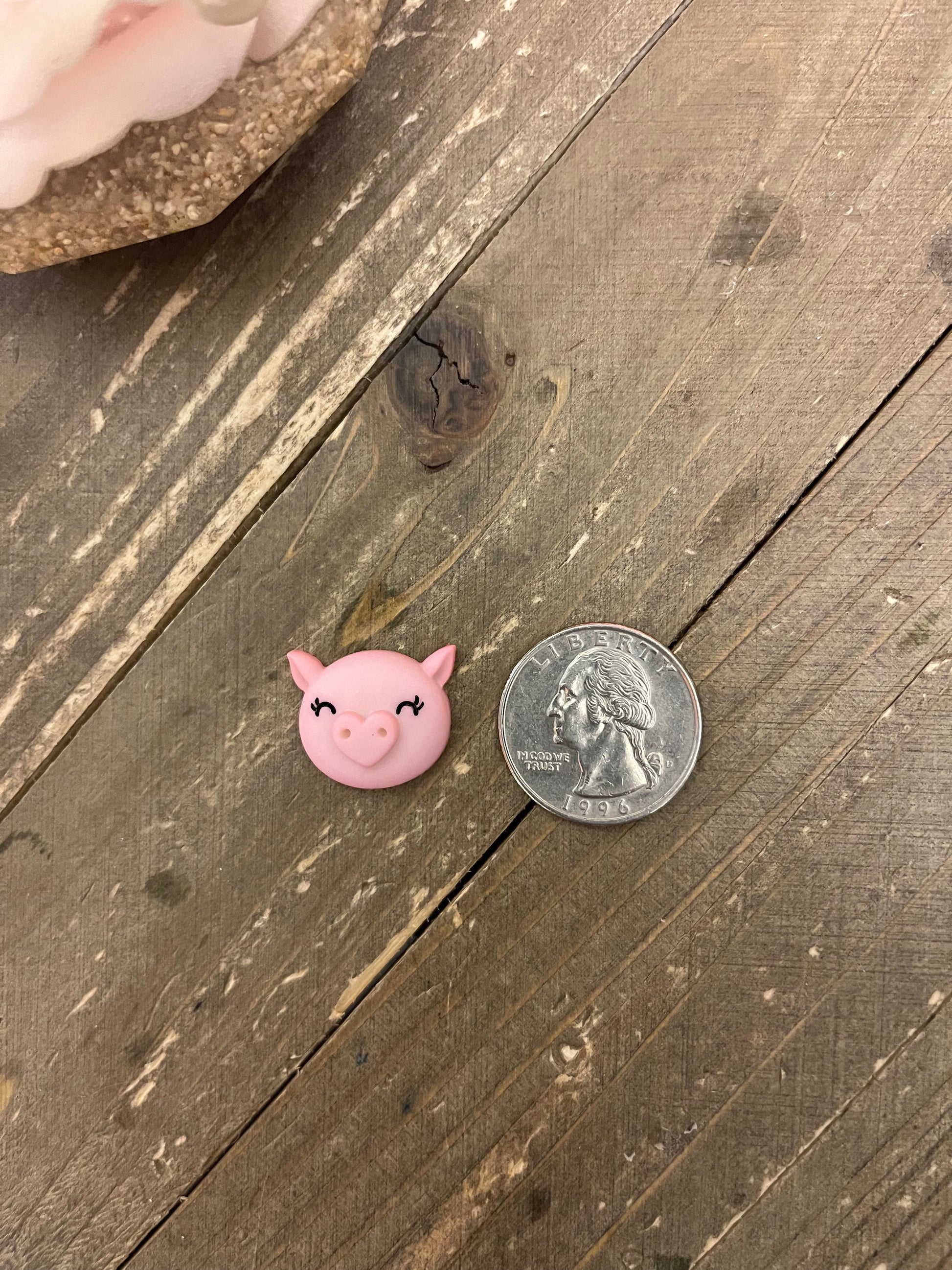 Pig  Stud Earrings (ER-415pig-CEC)Pink tiful of LOVE