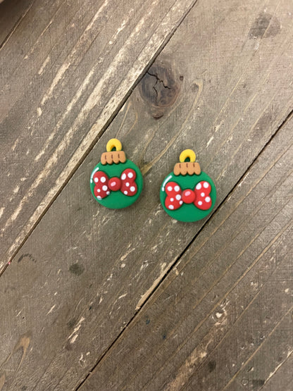 Christmas Tree Oranaments  Stud Earrings (CECup)