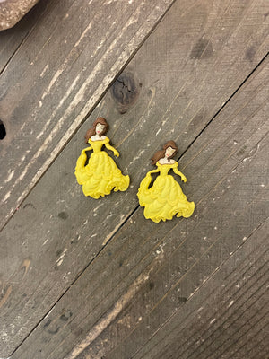 Beautiful Belle Stud Earrings (ER358-10Bell1CEC)