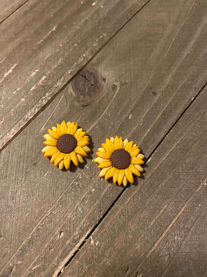 A ray of Sunshine  Sunflower EarringsPink tiful of LOVE