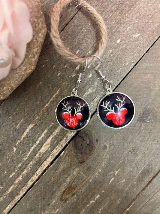 Holiday Antler Ears Wire earringsPink tiful of LOVE